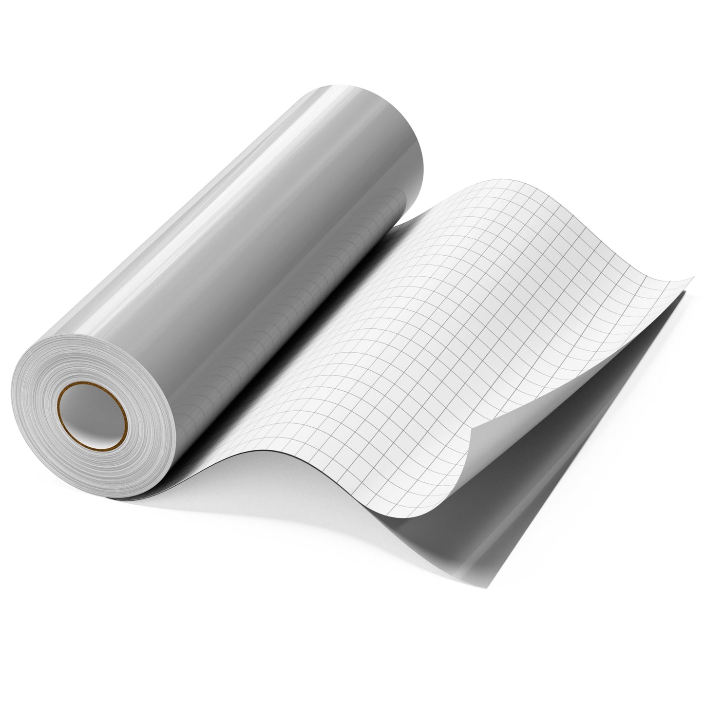 12'' x 40 FT Gloss Grey Permanent Vinyl Roll for Cricut Silhouette, Grey Adhesive Vinyl for All Cutting Machine, Impervious Outdoor Grey Vinyl, Car Decal Cup Sticker DIY Craft Decor