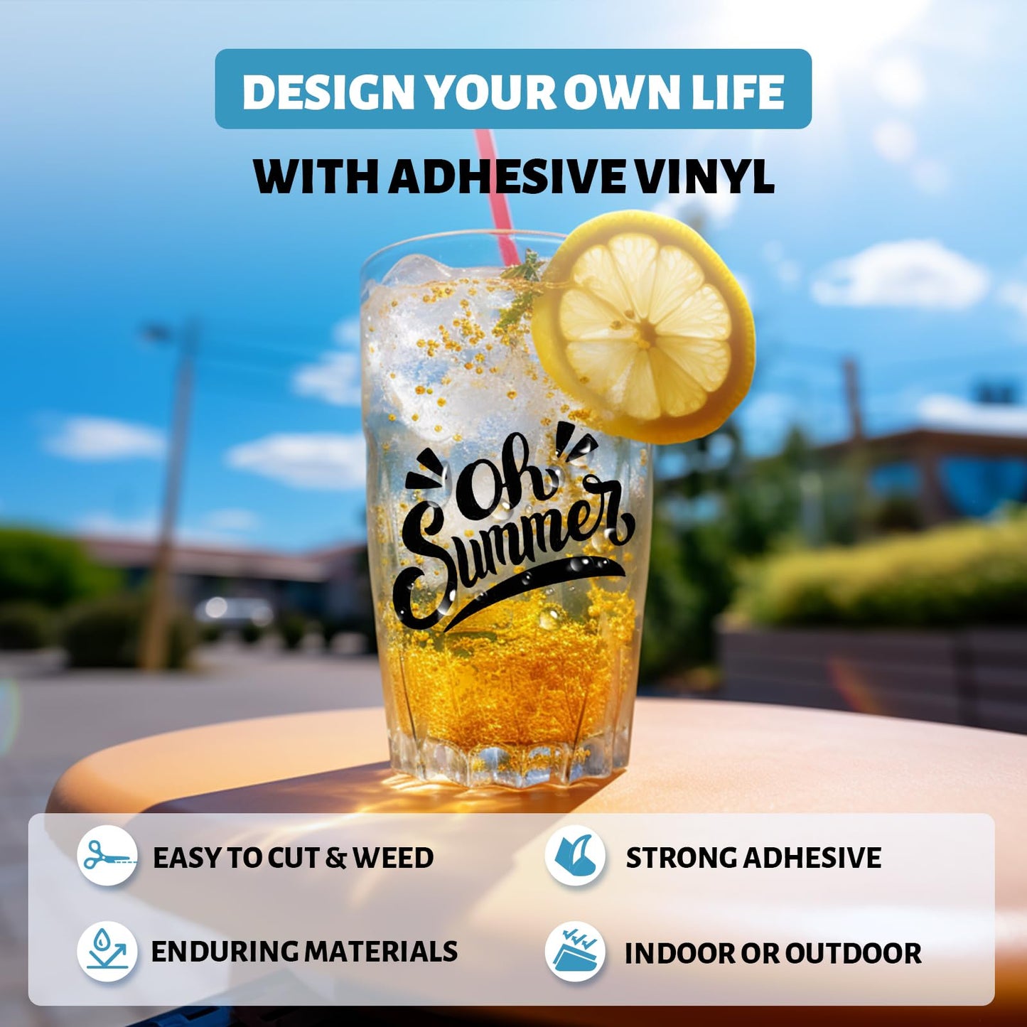 Black Permanent Vinyl, Black Vinyl for Cricut, 12'' x 40FT Black Vinyl Permanent Adhesive Impervious Glossy Roll for All Cutting Machine, Home Outdoor Decal,Sticker